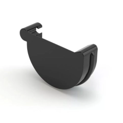 GAMRAT PCV Denko rynnowe PRAWE 125 mm - CZARNY